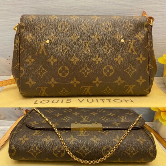 Louis Vuitton Favorite MM Monogram Chain Clutch Crossbody (DU4123) - Picture 10 of 12